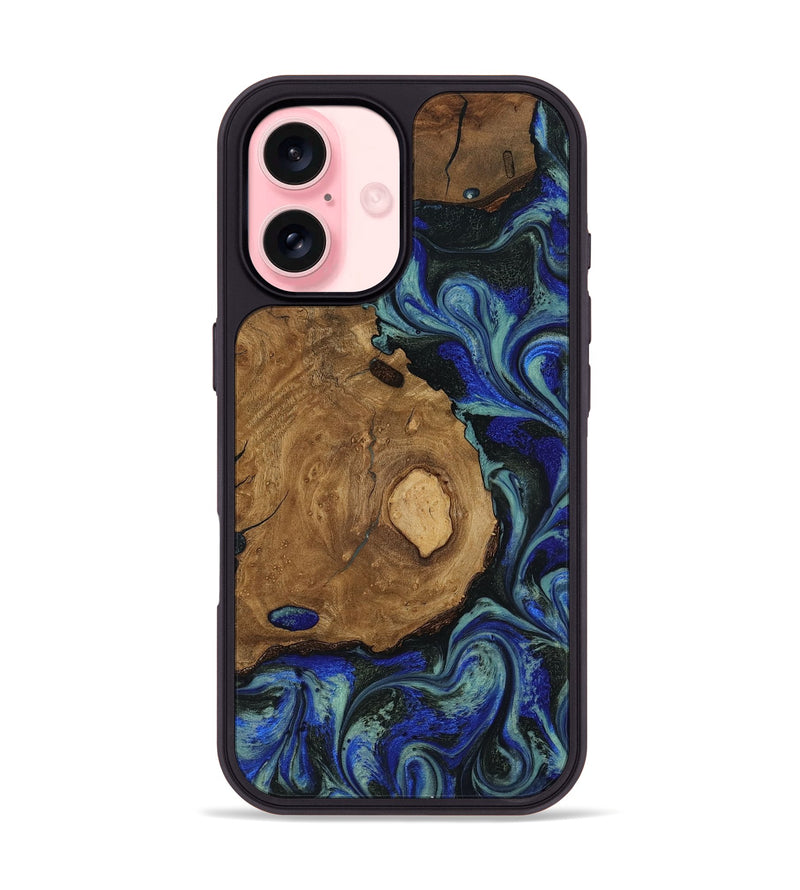 iPhone 16 Wood Phone Case - Rickie (Ancient Olive, 818685)