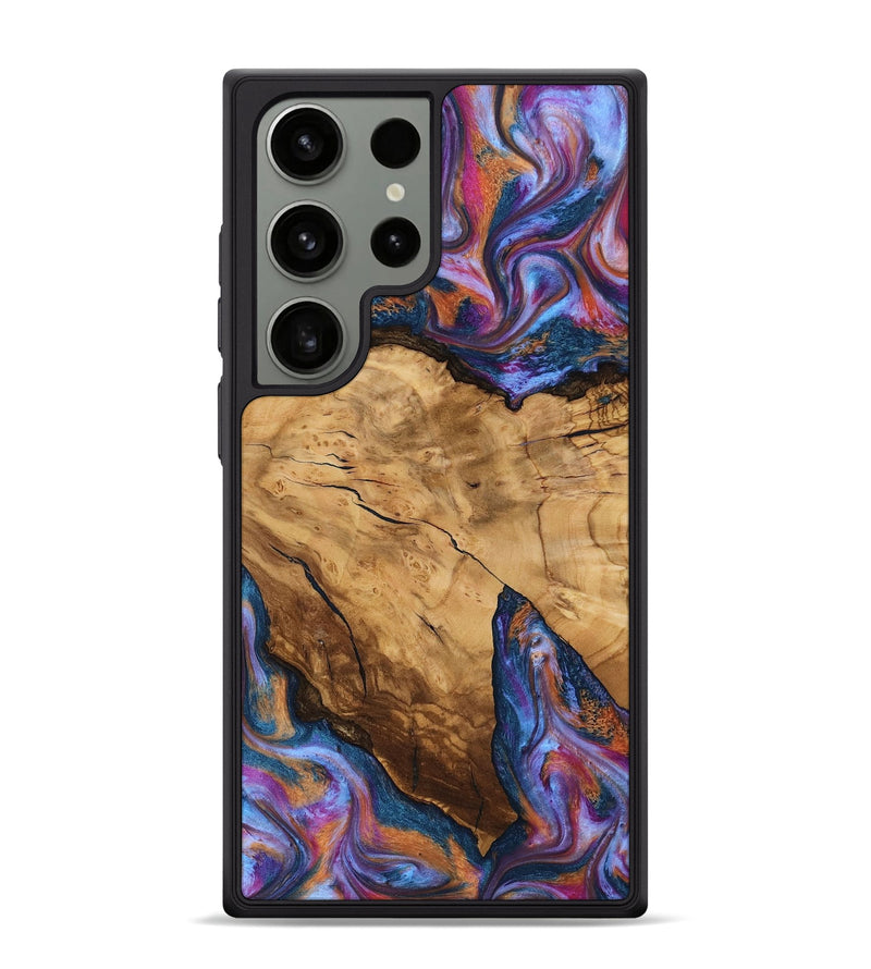 Galaxy S24 Ultra Wood Phone Case - Hubert (Ancient Olive, 818686)