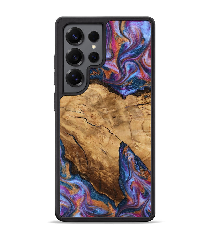 Galaxy S25 Ultra Wood Phone Case - Hubert (Ancient Olive, 818686)
