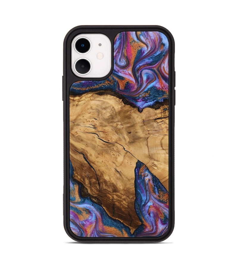 iPhone 11 Wood Phone Case - Hubert (Ancient Olive, 818686)