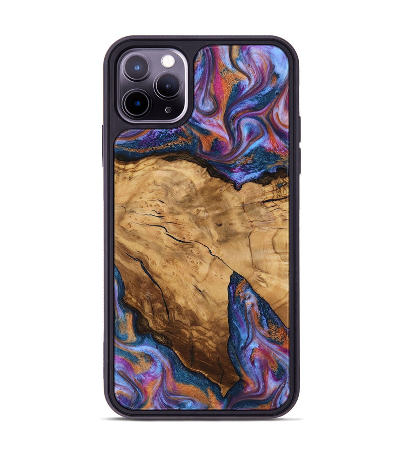 iPhone 11 Pro Max Wood Phone Case - Hubert (Ancient Olive, 818686)
