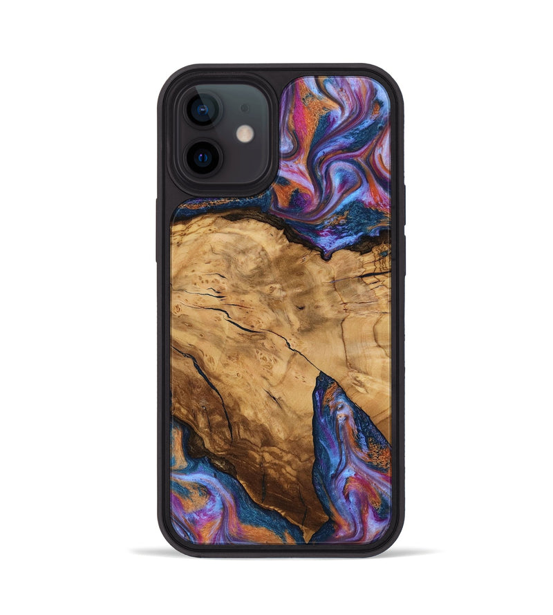 iPhone 12 Wood Phone Case - Hubert (Ancient Olive, 818686)
