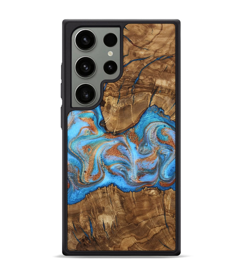 Galaxy S24 Ultra Wood Phone Case - Rolando (Ancient Olive, 818687)