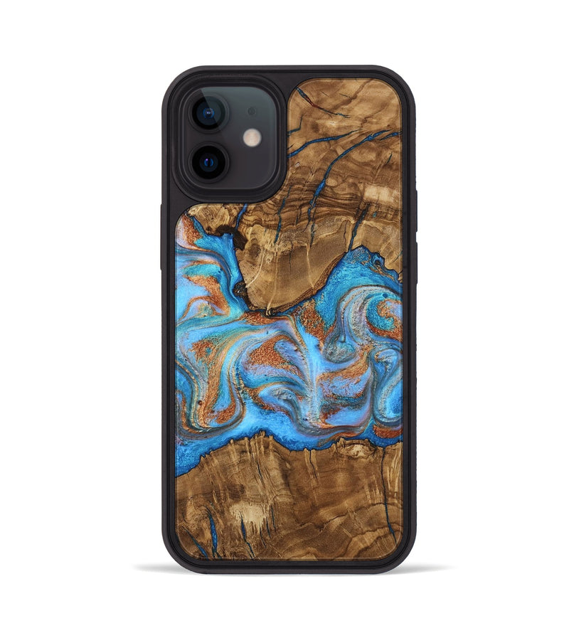 iPhone 12 Wood Phone Case - Rolando (Ancient Olive, 818687)