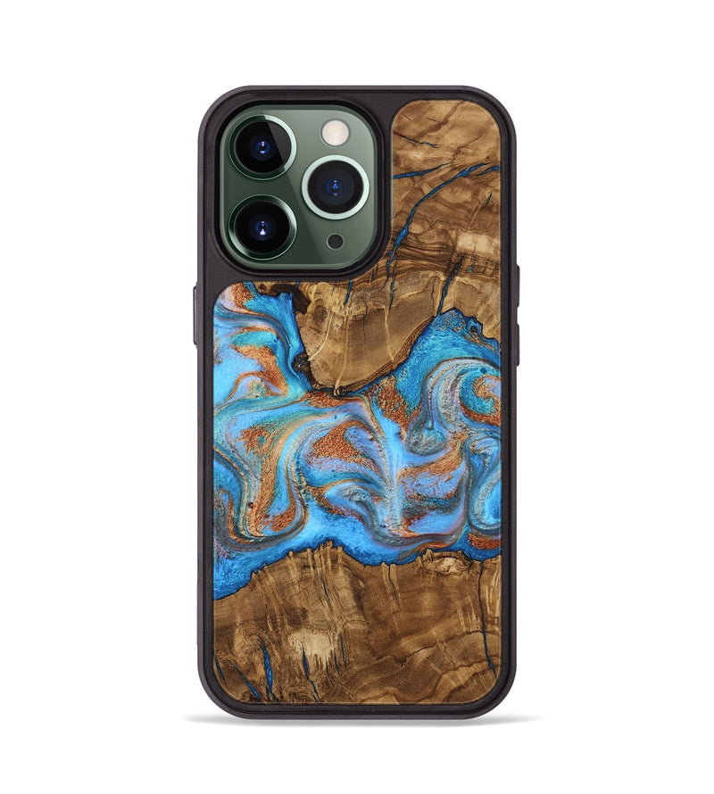 iPhone 13 Pro Wood Phone Case - Rolando (Ancient Olive, 818687)