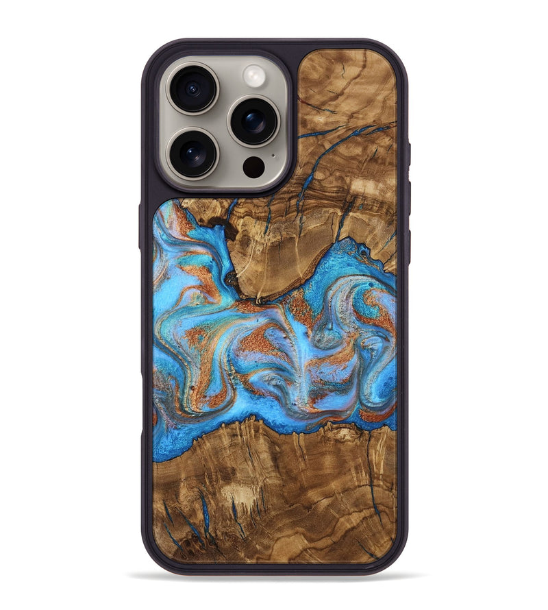 iPhone 16 Pro Max Wood Phone Case - Rolando (Ancient Olive, 818687)