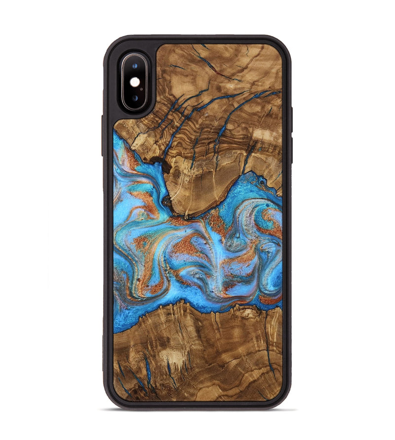 iPhone Xs Max Wood Phone Case - Rolando (Ancient Olive, 818687)