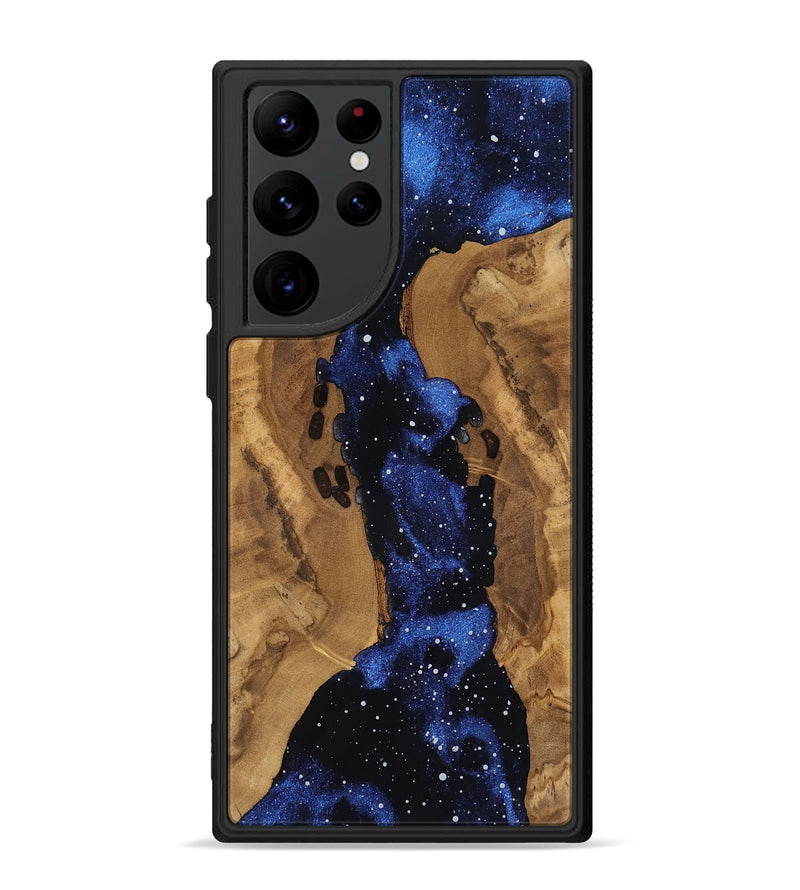 Galaxy S22 Ultra Wood Phone Case - Abagail (Ancient Olive, 818688)