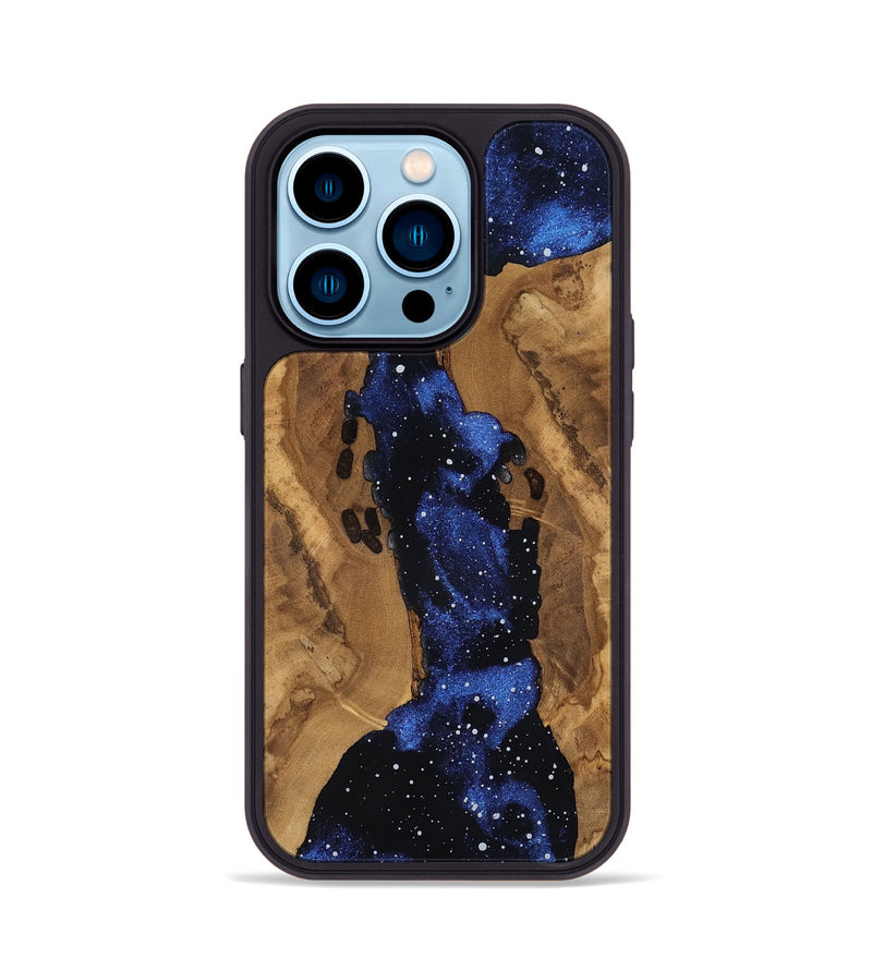 iPhone 14 Pro Wood Phone Case - Abagail (Ancient Olive, 818688)