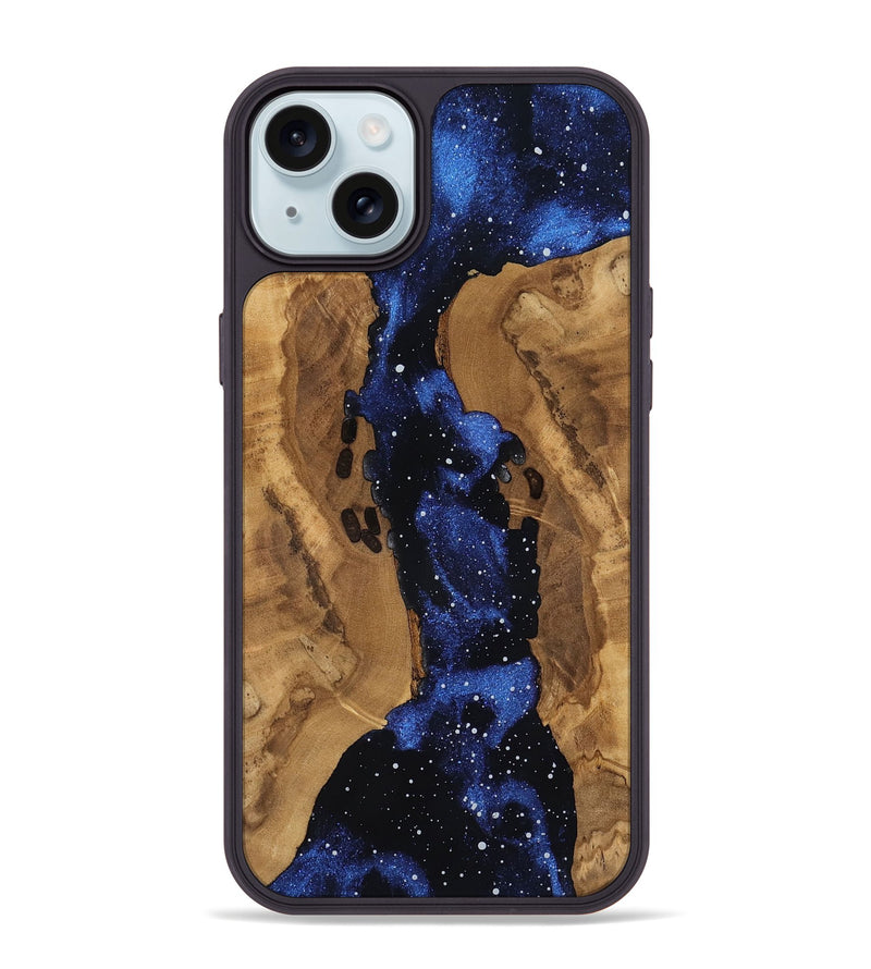 iPhone 15 Plus Wood Phone Case - Abagail (Ancient Olive, 818688)
