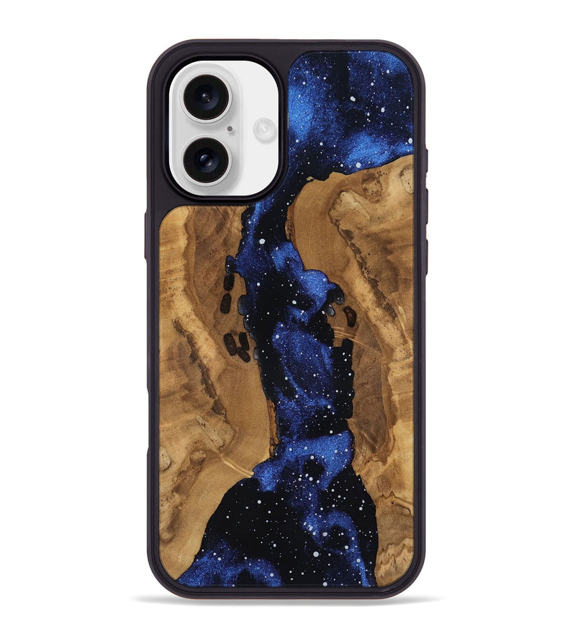 iPhone 16 Plus Wood Phone Case - Abagail (Ancient Olive, 818688)