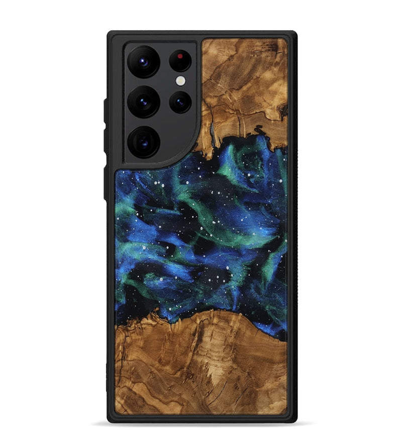 Galaxy S22 Ultra Wood Phone Case - Maryann (Ancient Olive, 818689)