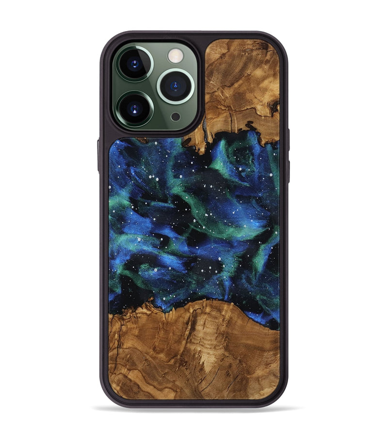 iPhone 13 Pro Max Wood Phone Case - Maryann (Ancient Olive, 818689)