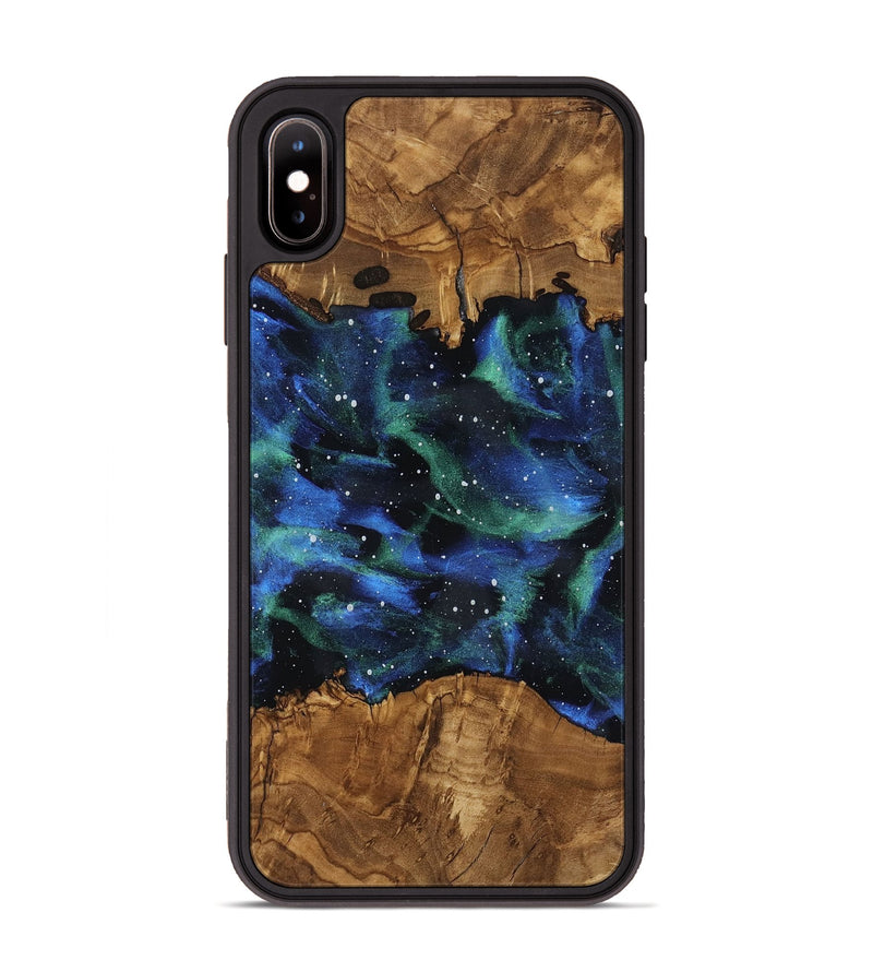 iPhone Xs Max Wood Phone Case - Maryann (Ancient Olive, 818689)