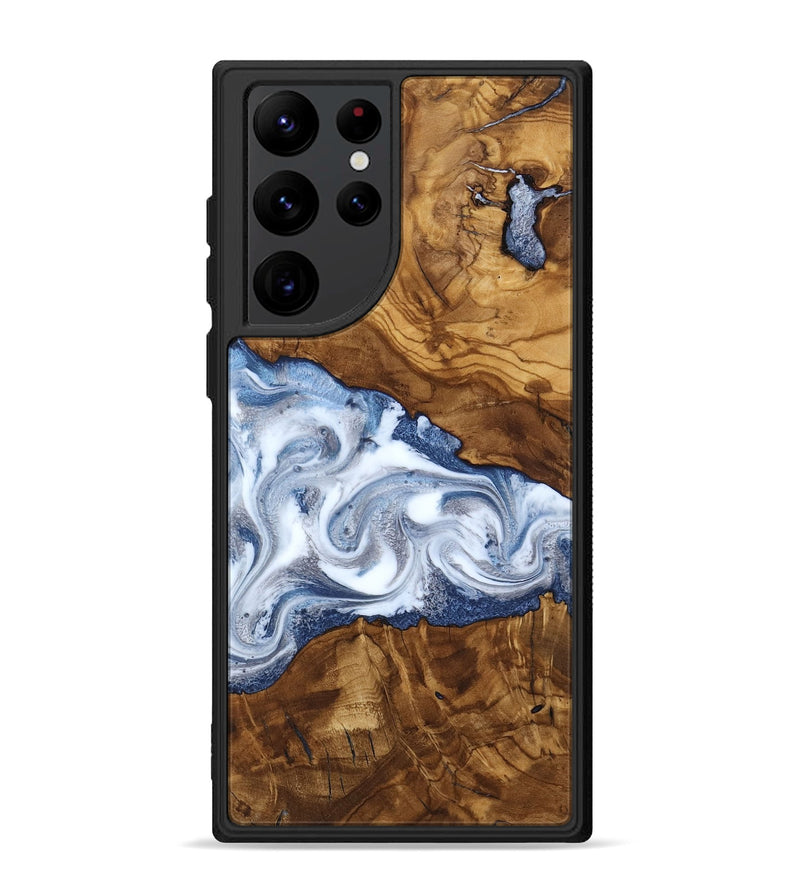 Galaxy S22 Ultra Wood Phone Case - Delia (Ancient Olive, 818690)