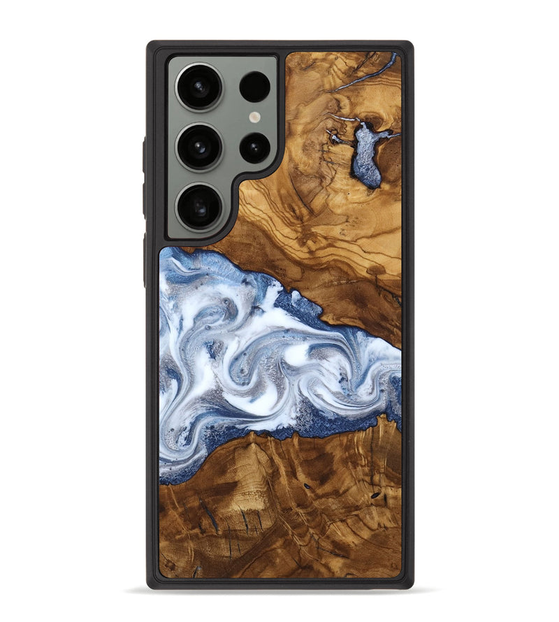 Galaxy S23 Ultra Wood Phone Case - Delia (Ancient Olive, 818690)