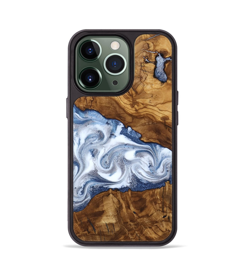 iPhone 13 Pro Wood Phone Case - Delia (Ancient Olive, 818690)
