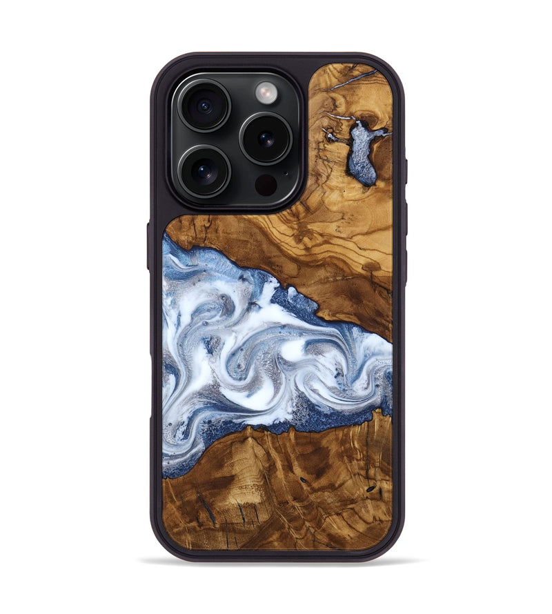 iPhone 16 Pro Wood Phone Case - Delia (Ancient Olive, 818690)