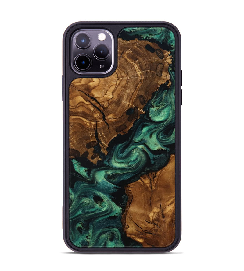 iPhone 11 Pro Max Wood Phone Case - Yisroel (Ancient Olive, 818691)