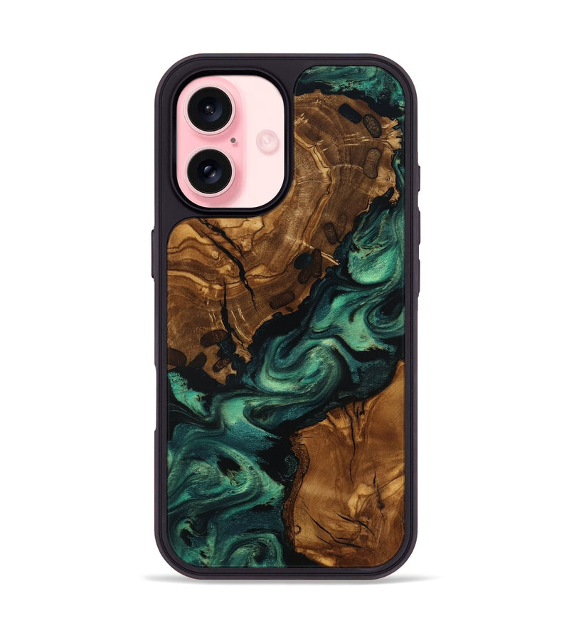 iPhone 16 Wood Phone Case - Yisroel (Ancient Olive, 818691)