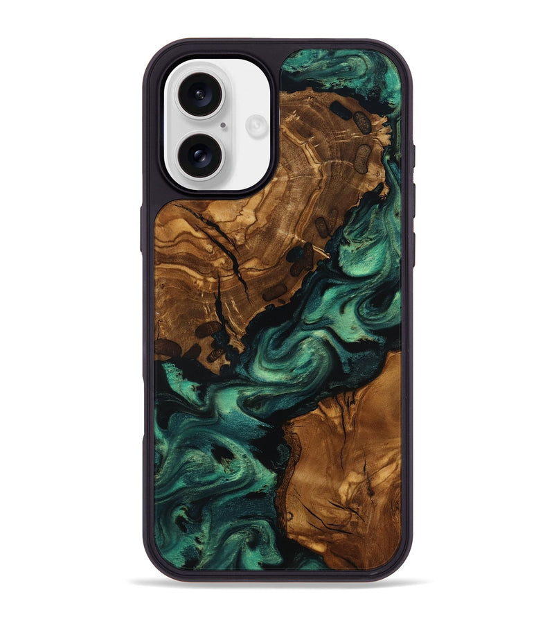 iPhone 16 Plus Wood Phone Case - Yisroel (Ancient Olive, 818691)