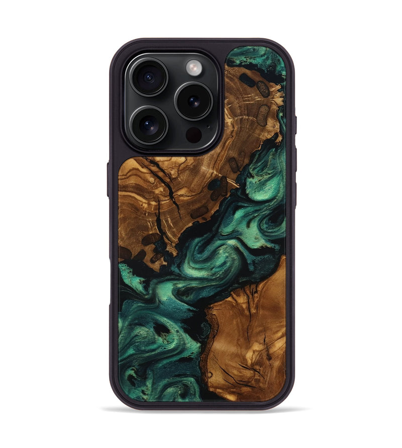 iPhone 16 Pro Wood Phone Case - Yisroel (Ancient Olive, 818691)