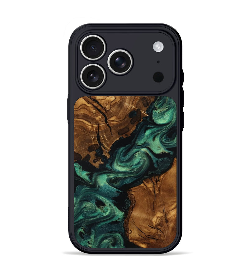 iPhone 17 Pro Wood Phone Case - Yisroel (Ancient Olive, 818691)