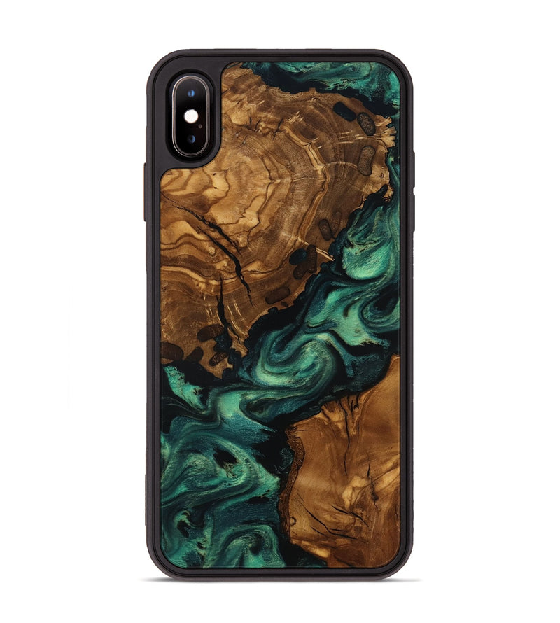 iPhone Xs Max Wood Phone Case - Yisroel (Ancient Olive, 818691)