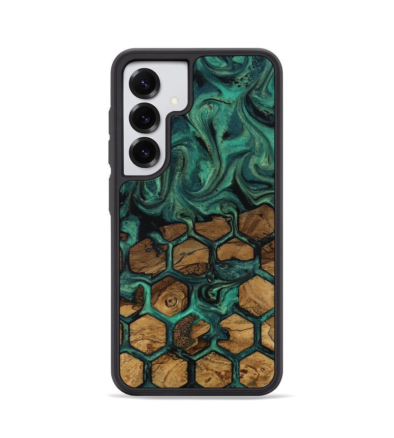 Galaxy S25 Wood Phone Case - Lolita (Ancient Olive, 818692)