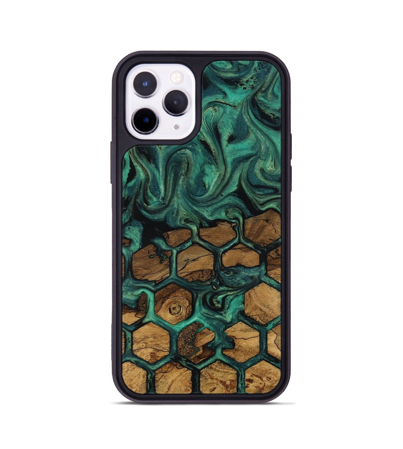 iPhone 11 Pro Wood Phone Case - Lolita (Ancient Olive, 818692)