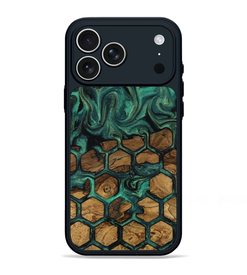 iPhone 17 Pro Max Wood Phone Case - Lolita (Ancient Olive, 818692)