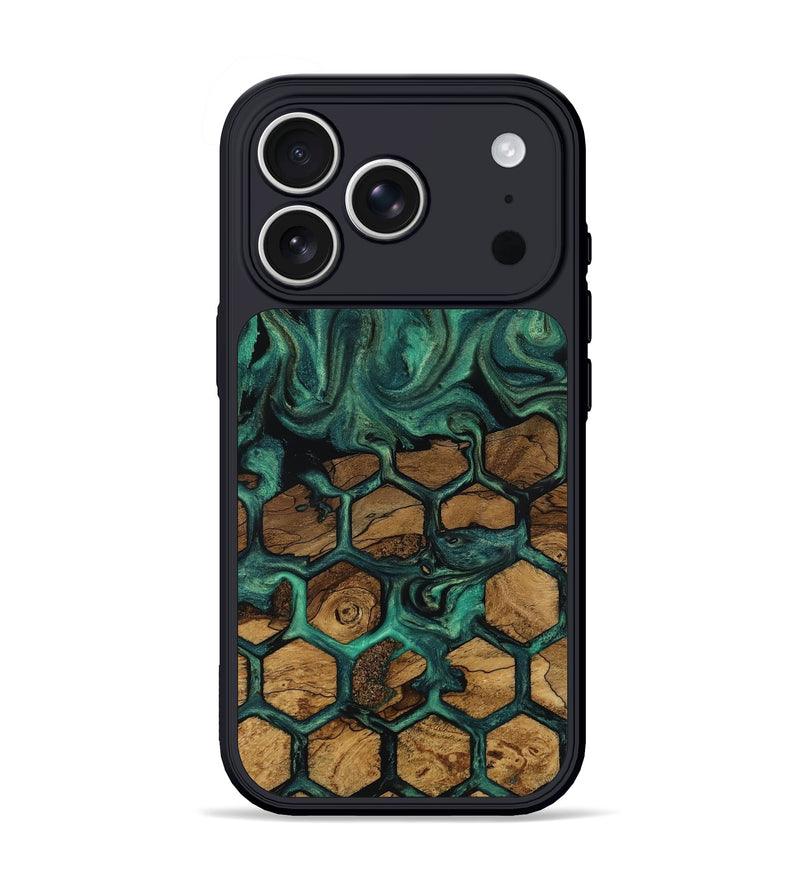 iPhone 17 Pro Wood Phone Case - Lolita (Ancient Olive, 818692)