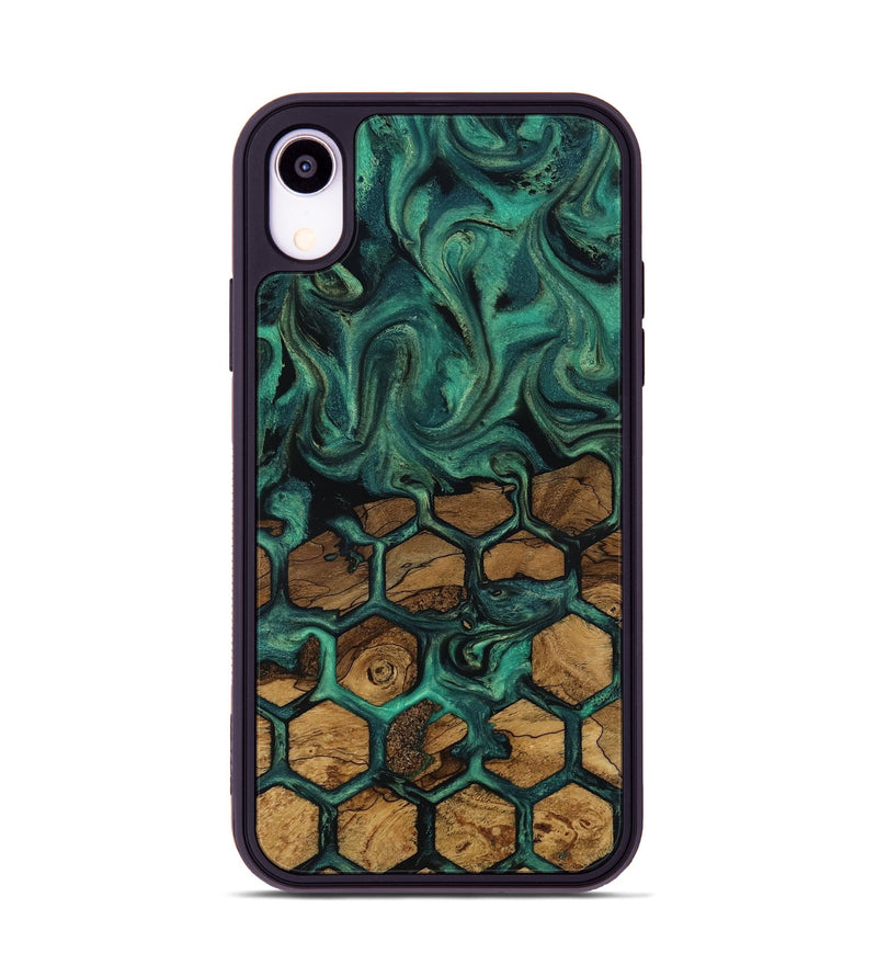 iPhone Xr Wood Phone Case - Lolita (Ancient Olive, 818692)