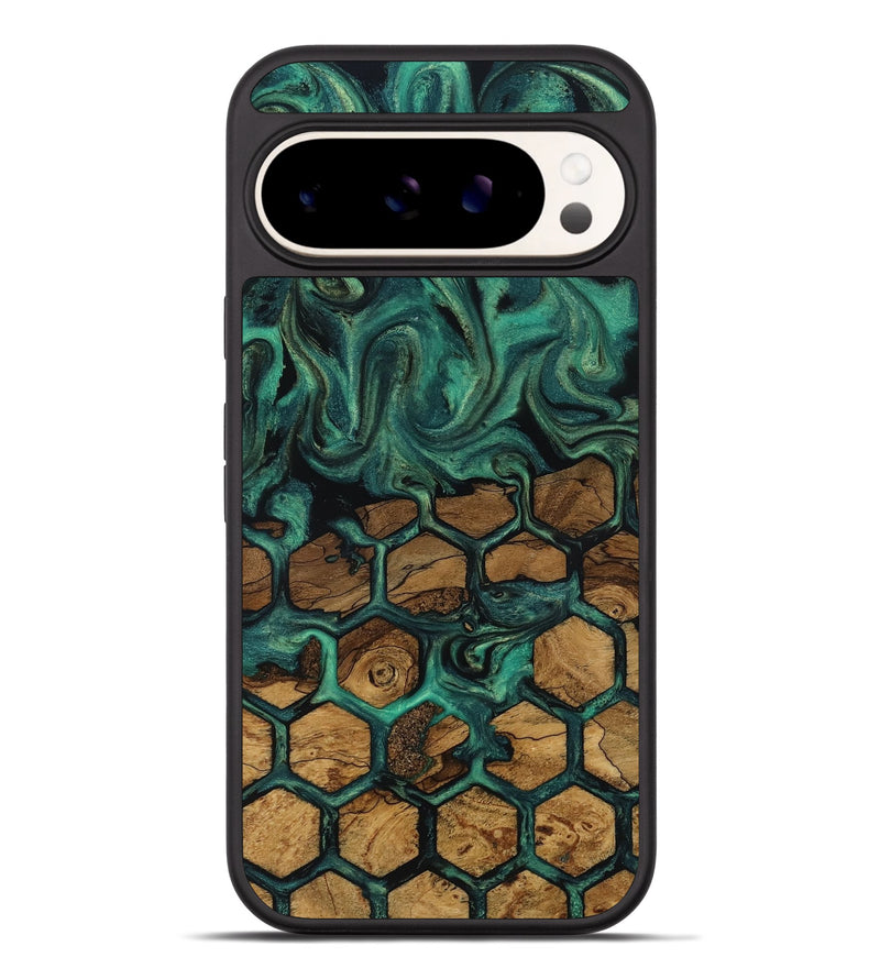 Pixel 9 Pro XL Wood Phone Case - Lolita (Ancient Olive, 818692)