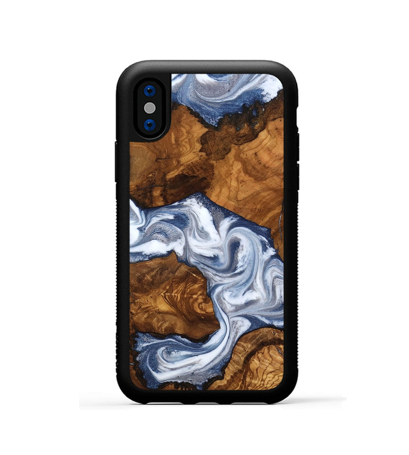 iPhone Xs Wood Phone Case - Jakayla (Ancient Olive, 818693)