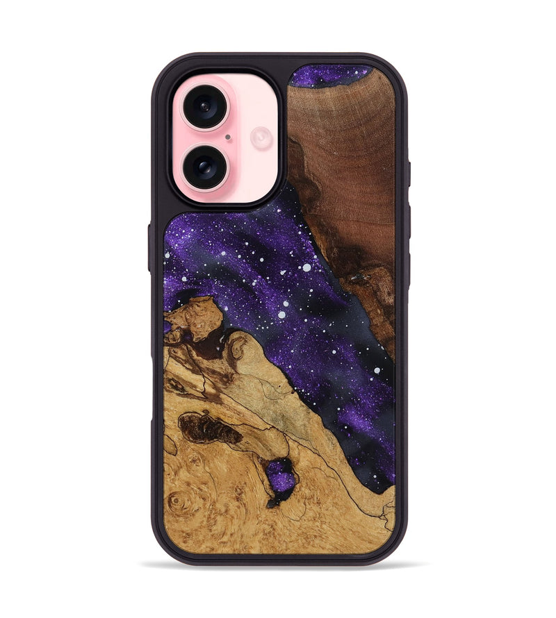 iPhone 16 Wood Phone Case - Shayne (Ancient Olive, 818695)