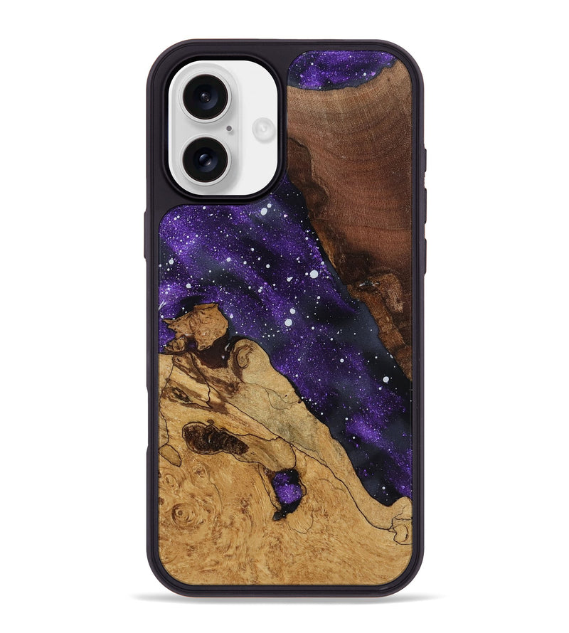 iPhone 16 Plus Wood Phone Case - Shayne (Ancient Olive, 818695)