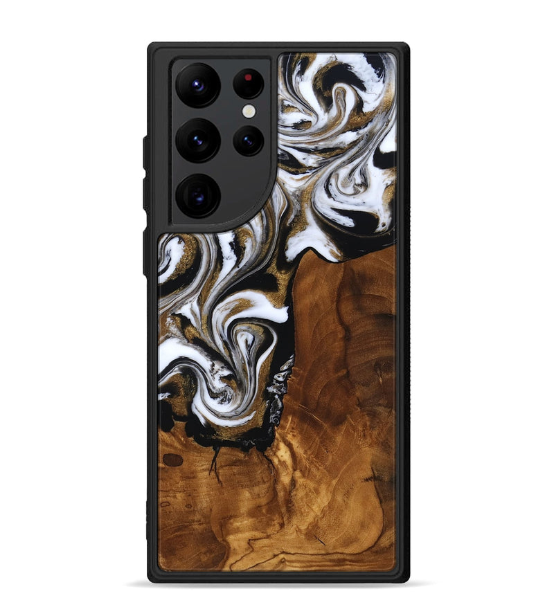 Galaxy S22 Ultra Wood Phone Case - Aila (Ancient Olive, 818696)