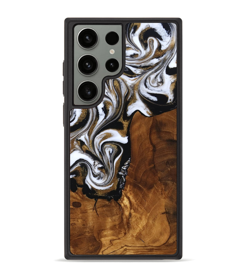 Galaxy S23 Ultra Wood Phone Case - Aila (Ancient Olive, 818696)