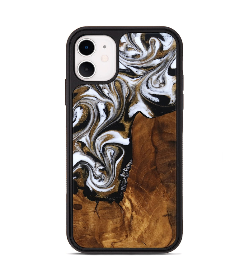 iPhone 11 Wood Phone Case - Aila (Ancient Olive, 818696)