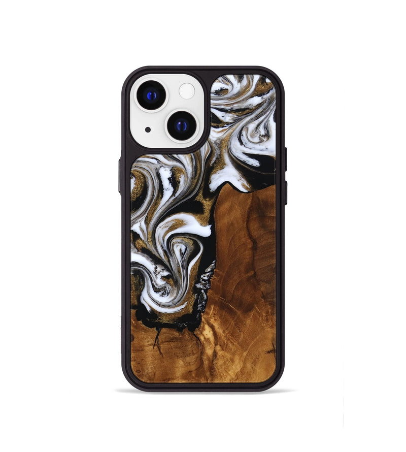 iPhone 13 mini Wood Phone Case - Aila (Ancient Olive, 818696)