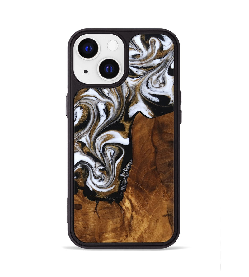 iPhone 13 Wood Phone Case - Aila (Ancient Olive, 818696)