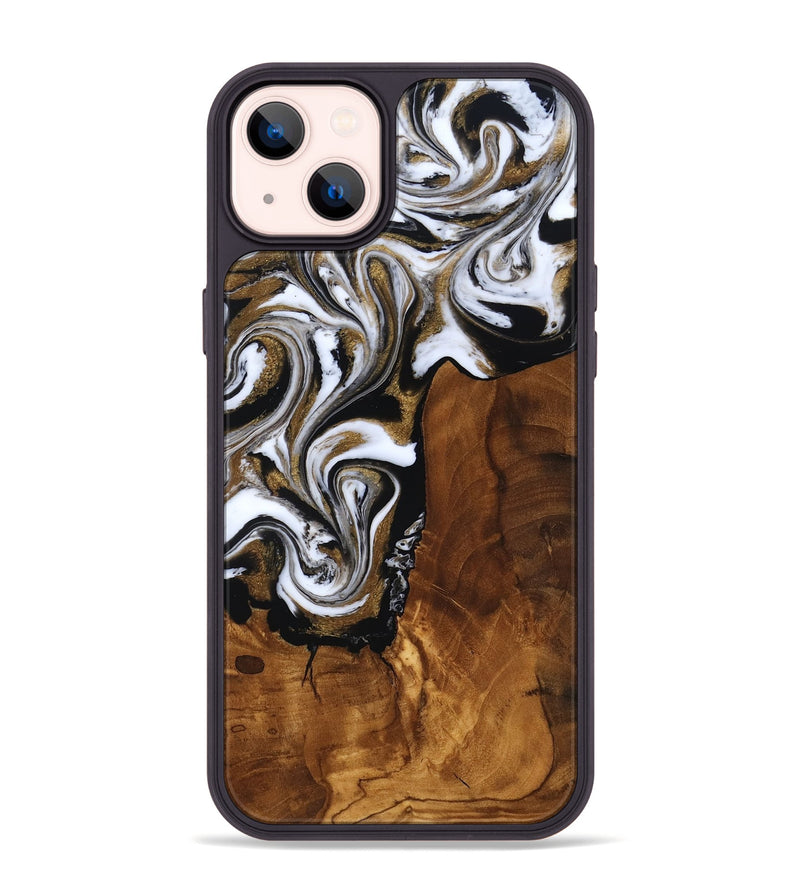 iPhone 14 Plus Wood Phone Case - Aila (Ancient Olive, 818696)