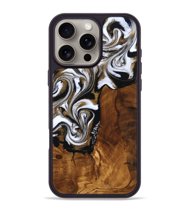 iPhone 16 Pro Max Wood Phone Case - Aila (Ancient Olive, 818696)