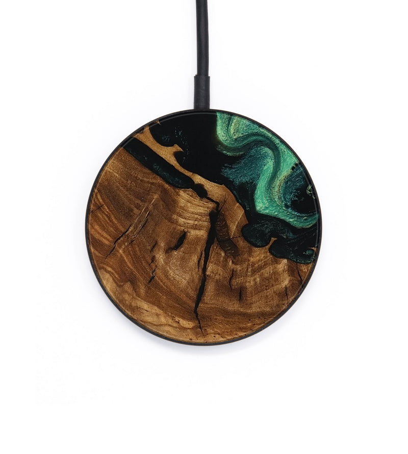 Circle Wood Wireless Charger - Rosario (Ancient Olive, 818697)