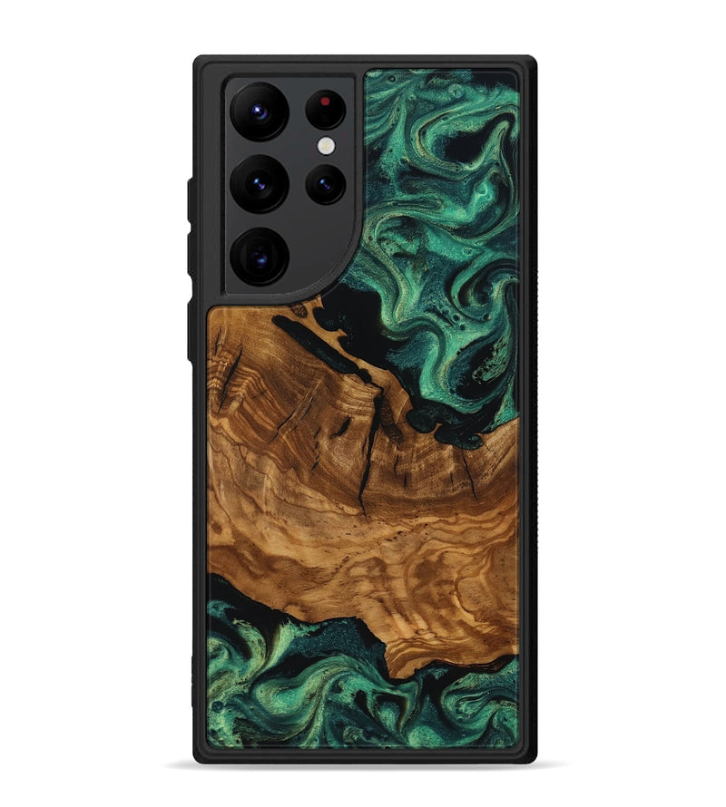 Galaxy S22 Ultra Wood Phone Case - Rosario (Ancient Olive, 818697)