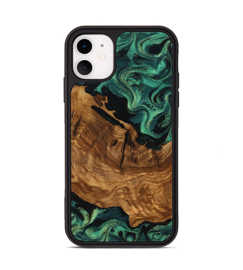 iPhone 11 Wood Phone Case - Rosario (Ancient Olive, 818697)