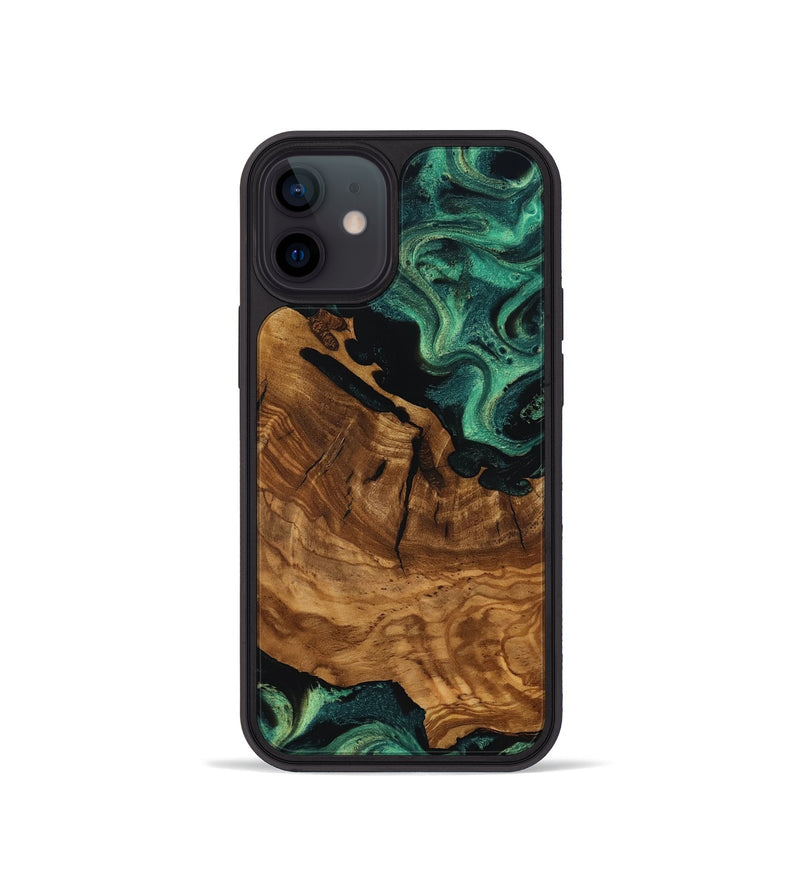 iPhone 12 mini Wood Phone Case - Rosario (Ancient Olive, 818697)