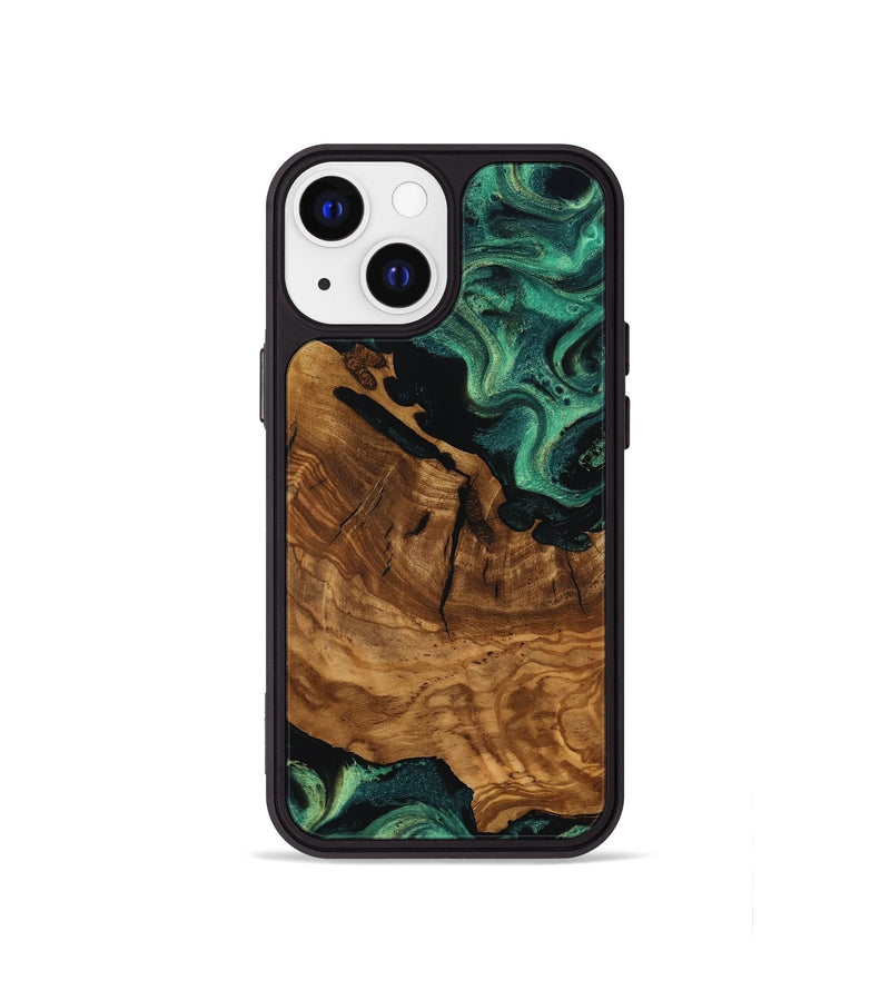 iPhone 13 mini Wood Phone Case - Rosario (Ancient Olive, 818697)