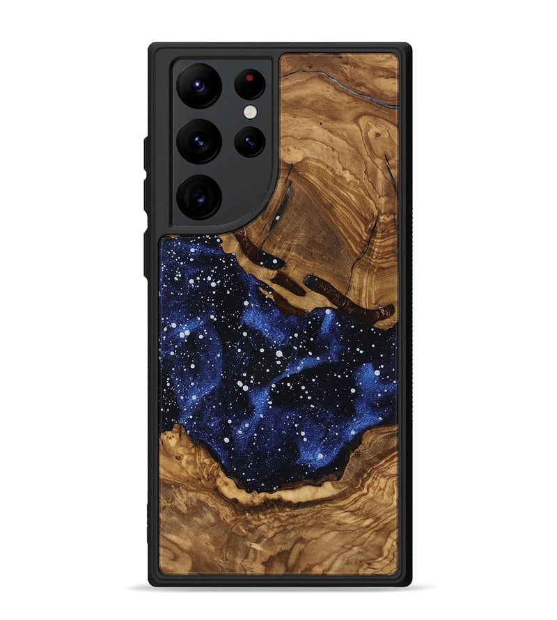 Galaxy S22 Ultra Wood Phone Case - Saint (Ancient Olive, 818698)